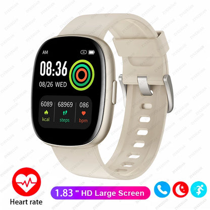 Per Xiaomi Android Smart Watch Uomini Donne Regalo Full Touch Screen Sport Fitness Orologi Bluetooth Chiamata Digitale Smartwatch 2025 Nuovo
