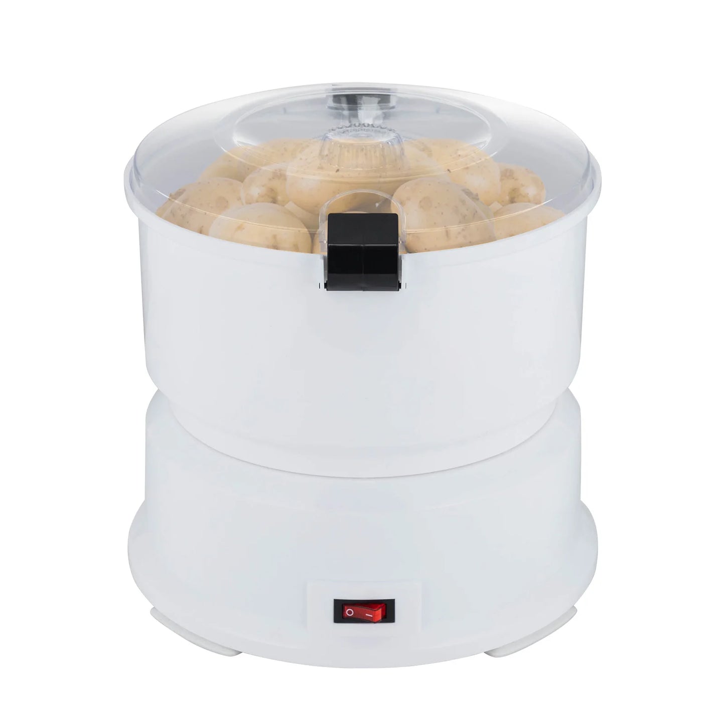 Potato Peeler Electric, Large Capacity Peeler with Stainless Steel Blades for Kitchens Restaurant Fast Food Shops