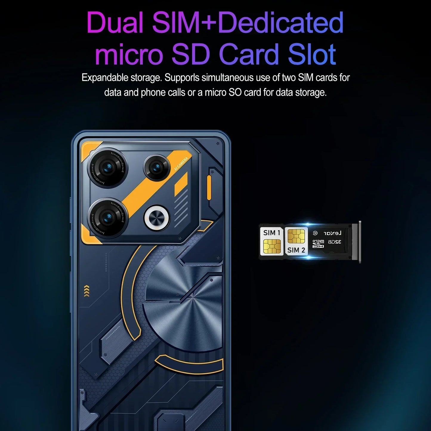 NUOVO smartphone Pova 9S Pro 2025 5G 7,3 pollici HD 22G+2TB Telefono cellulare Dual SIM Telefoni cellulari 50+108MP 7000mAh Android 14 sbloccato NFC