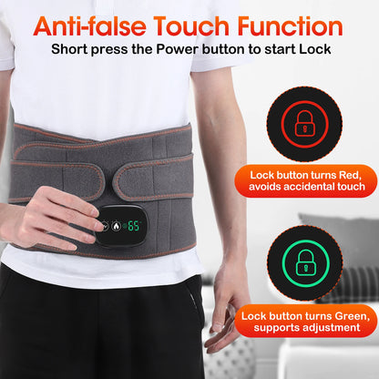 Cintura gonfiabile Protezione per decompressione lombare Back Brace riscaldato Vibrazione Massaggio Cintura Airbag Supporto Correzione della postura