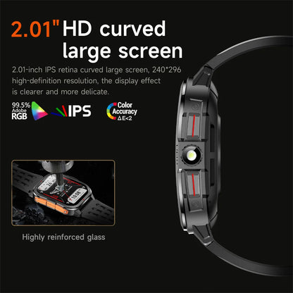 Nuovo per Xiaomi Military Smart Watch Men 3ATM impermeabile all'aperto Sport Fitness Tracker Monitor di salute Bluetooth Chiamata Smart Watch