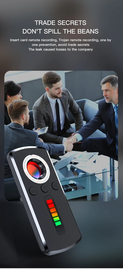 Hidden Camera Detector Anti Spy Gadget Professional Hunter Wireless Signal Car GPS Infrared Search Wiretapping Bug Mini Devices