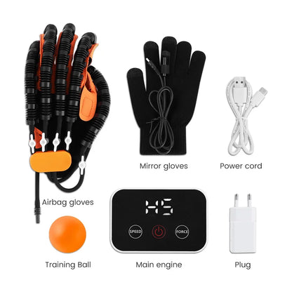 Robot Guanti di riabilitazione Training Mirror Gloves Finger Training Stroke Hemiplegia Rehabilitation Hand Function Recovery Glove