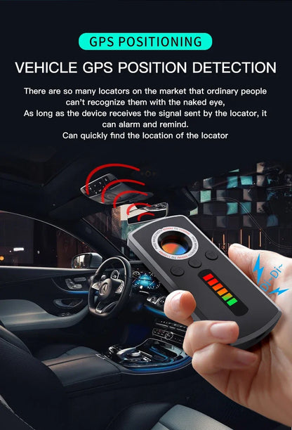 Hidden Camera Detector Anti Spy Gadget Professional Hunter Wireless Signal Car GPS Infrared Search Wiretapping Bug Mini Devices