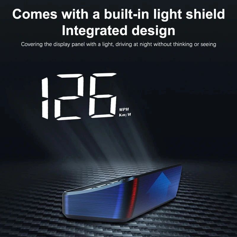 Xiaomi Car Speedometer M2 HUD Head-Up Display a LED Misuratore di velocità digitale Proiettore parabrezza Veicoli Auto Elettronica Accessori