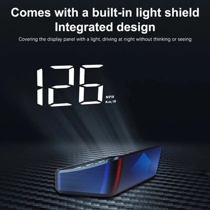 Xiaomi Car Speedometer M2 HUD Head-Up Display a LED Misuratore di velocità digitale Proiettore parabrezza Veicoli Auto Elettronica Accessori