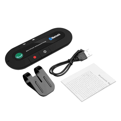 Kit Bluetooth wireless per auto, vivavoce, visiera parasole, altoparlante per telefono, ricevitore audio Bluetooth automatico, accessori