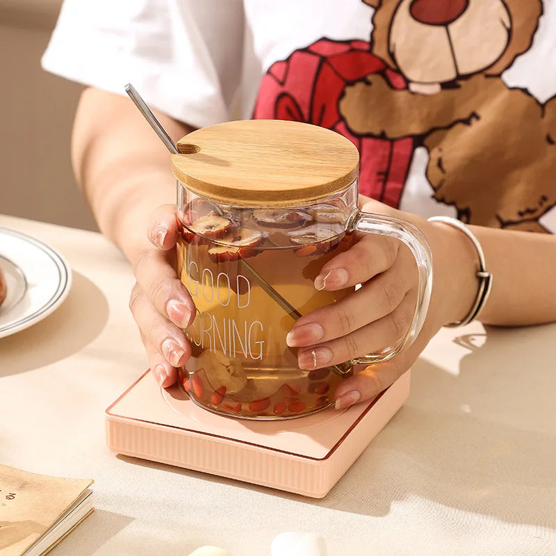 55 gradi temperatura costante riscaldamento coaster usb di ricarica isolamento base inverno caldo e squisito regalo coffe scaldabagno