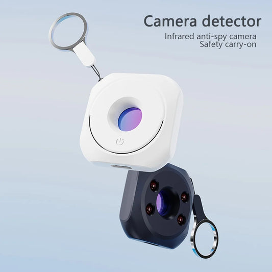 Mini rivelatore della macchina fotografica per la macchina fotografica nascosta portatile Pinhole Lens Detect Gadget Anti-Peeping protezione di sicurezza Candid Detector