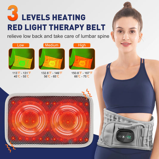 Cintura gonfiabile Protezione per decompressione lombare Back Brace riscaldato Vibrazione Massaggio Cintura Airbag Supporto Correzione della postura