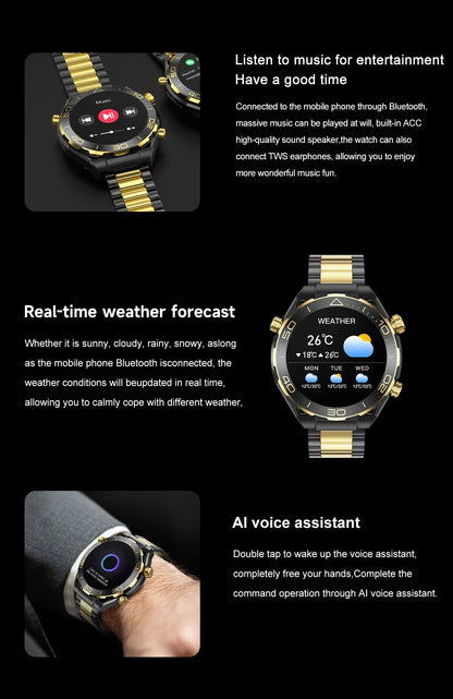 Nuovo smartwatch Z91PROMAX, chiamata Bluetooth, frequenza cardiaca, pressione sanguigna, monitoraggio del sonno per ricordare l'esercizio