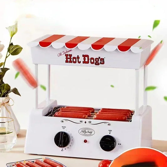 new Multifunction Roast Sausage Machine Small  Grilled Sausage Machine  Hot Dog Machine Hot Dog Cart Steamed Vermicelli Roll