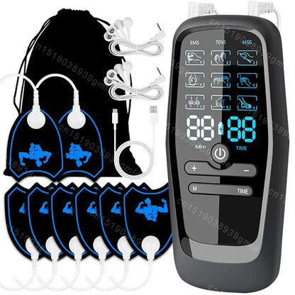 EMS Eletric Stimolazione muscolare USB Fisioterapia Decine di unità Pulse Impulse Mini massaggiatore per il corpo intero Macchina dimagrante
