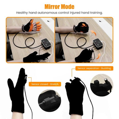 Robot Guanti di riabilitazione Training Mirror Gloves Finger Training Stroke Hemiplegia Rehabilitation Hand Function Recovery Glove