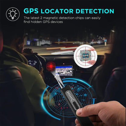 X13 Anti Spy Hidden Camera Rivelatore Anti-Spy GPS Tracker Dispositivo di ascolto Bug RF Wireless Signal Scanner per l'hotel Ufficio Viaggio