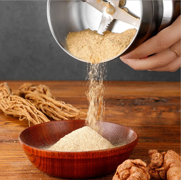 Smerigliatrice elettrica per uso domestico smerigliatrice multifunzionale cereali e granaglie materiali medicinali polvere macchina smerigliatrice chicchi di caffè