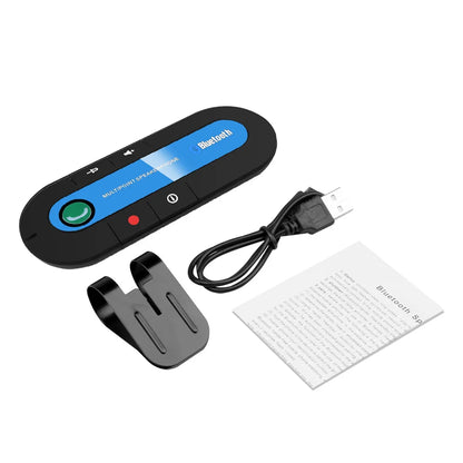 Kit Bluetooth wireless per auto, vivavoce, visiera parasole, altoparlante per telefono, ricevitore audio Bluetooth automatico, accessori