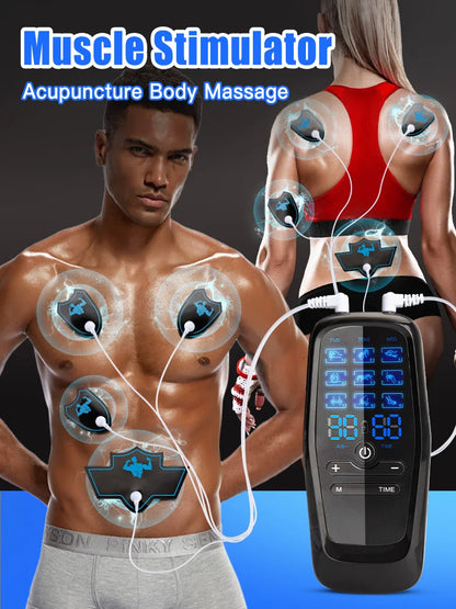 EMS Eletric Stimolazione muscolare USB Fisioterapia Decine di unità Pulse Impulse Mini massaggiatore per il corpo intero Macchina dimagrante