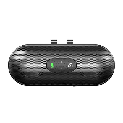 Kit Bluetooth 5.4 per auto vivavoce 6W, vivavoce solare, altoparlante, lettore MP3, ricevitore musicale wireless con assistente vocale
