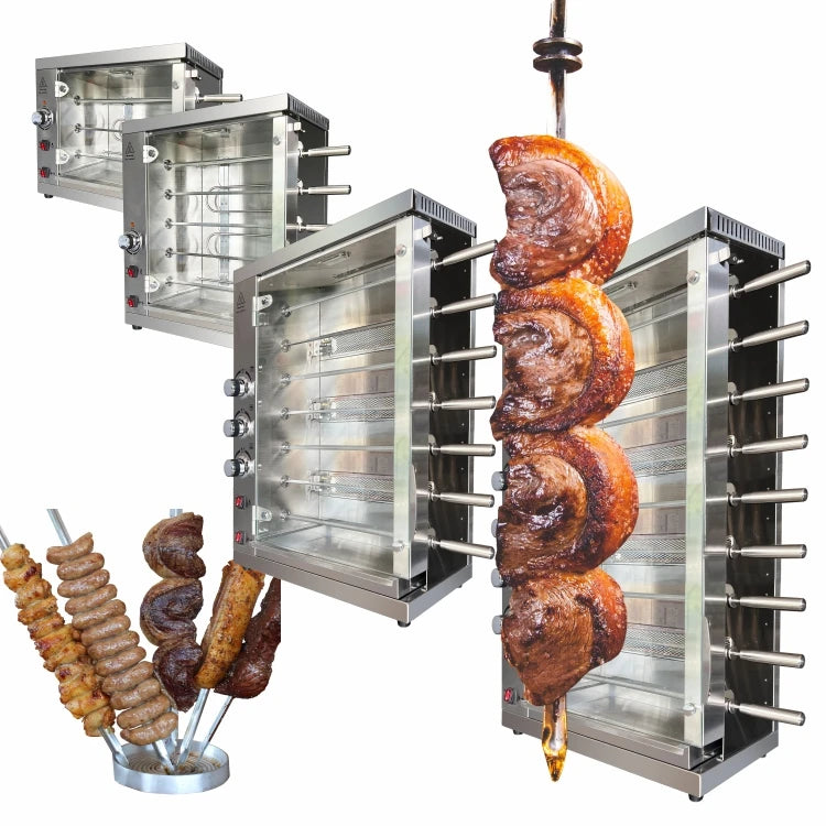 High Capacity Hot Selling Automatic Rotisseries Electric Gas Chicken Grill Rotisserie Roasting Machine Chicken Rotisserie Oven