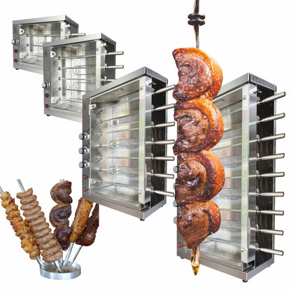 High Capacity Hot Selling Automatic Rotisseries Electric Gas Chicken Grill Rotisserie Roasting Machine Chicken Rotisserie Oven