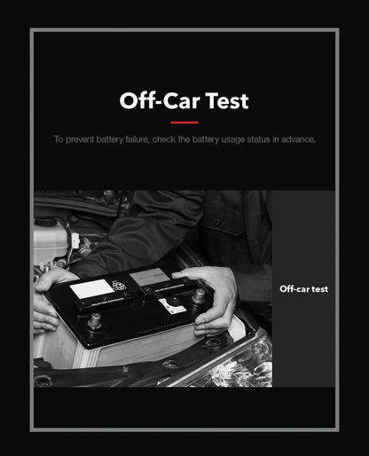 Tester per batterie 24V 6V 12V BM550 100-2000 Analizzatore di test CCA Strumento diagnostico Rilevatore Accessori per auto Moto Rimorchio per camion