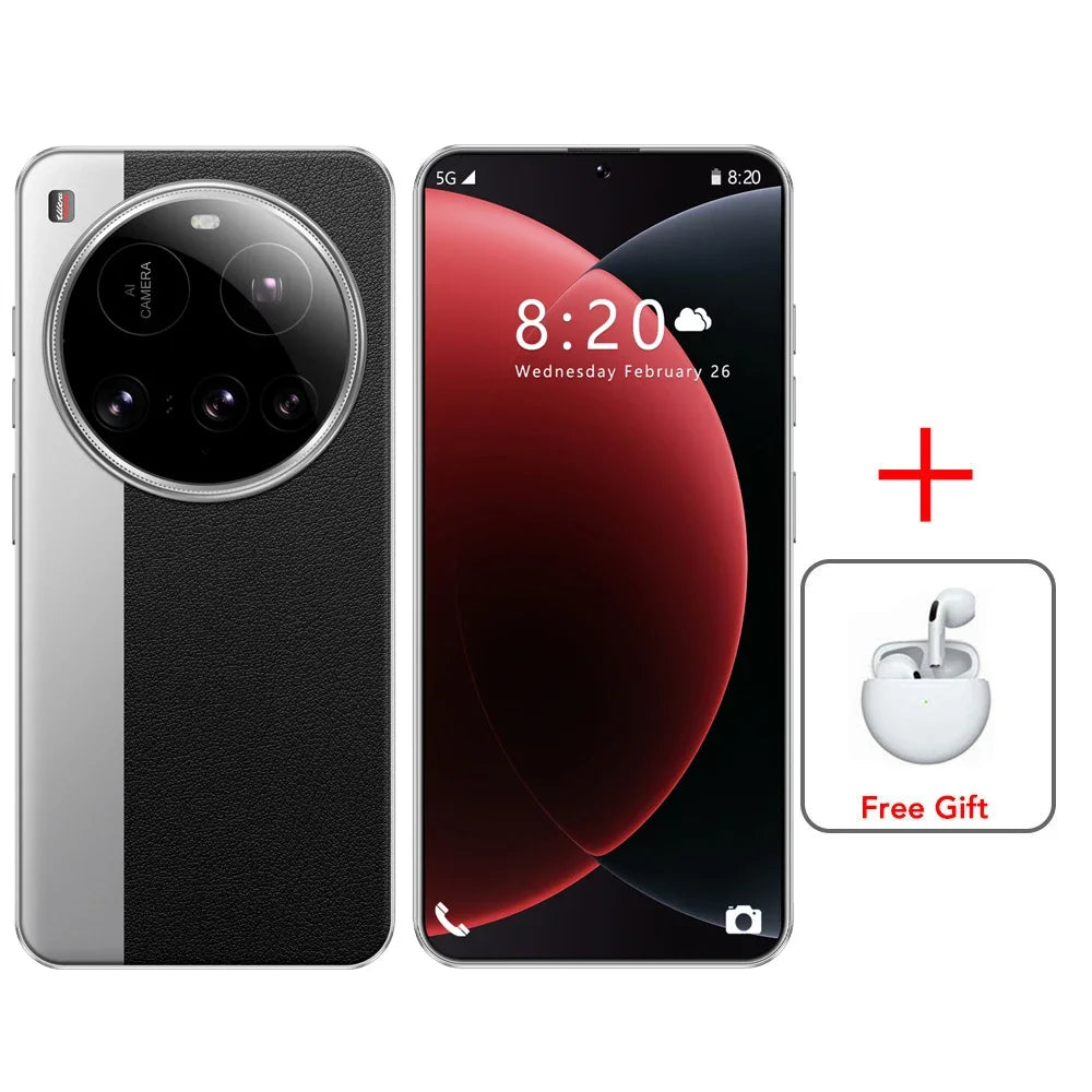 NEW M15 Ultra Original Mobile Phones 7.3inch Smartphone 4G 5G Dual SIM Cellphone Android Global Version 8000mAh GPS Cell Phone