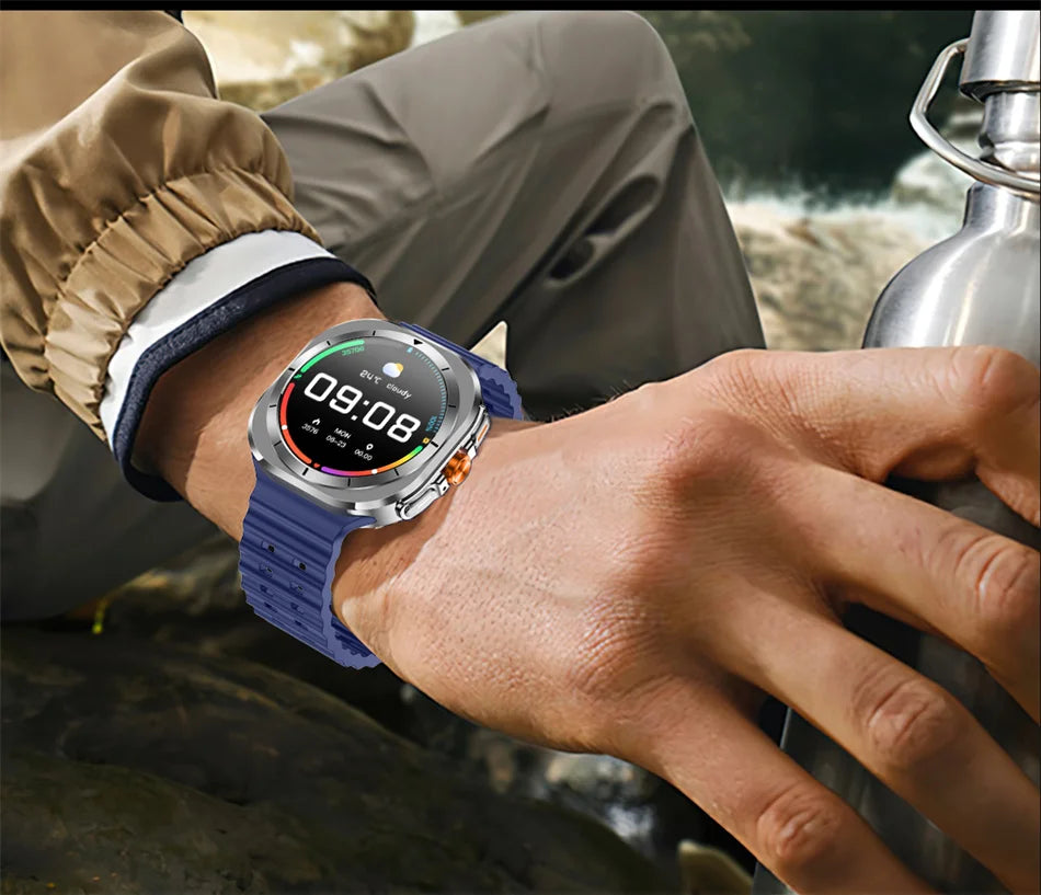 Novità 2025 per Samsung Galaxy Watch 7 Ultra GPS NFC Smart Watch da uomo 1,43" AMOLED con display sempre IP68 BT Call Sports Smartwatch