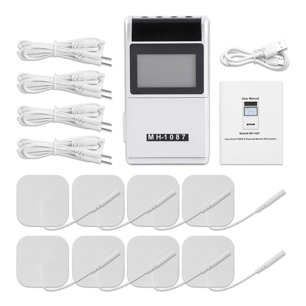 15 Modi EMS Stimolatore muscolare elettrico 20 livelli TENS Fisioterapia Pulse Massager per tutto il corpo Macchina Sollievo dal dolore + Meridian Pen