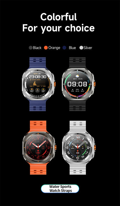 Novità 2025 per Samsung Galaxy Watch 7 Ultra GPS NFC Smart Watch da uomo 1,43" AMOLED con display sempre IP68 BT Call Sports Smartwatch