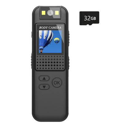 Mini Body Camera Full HD 1080P Telecamera montata sul corpo Piccola telecamera portatile per visione notturna Polizia Body Cam supporto TF card mini fotocamera