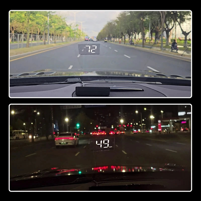 Xiaomi Car Speedometer M2 HUD Head-Up Display a LED Misuratore di velocità digitale Proiettore parabrezza Veicoli Auto Elettronica Accessori