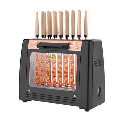Barbecue Grill domestico automatico rotante spiedini macchina senza fumo Rotary grill elettrico 220V/ 1200W barbecue grill