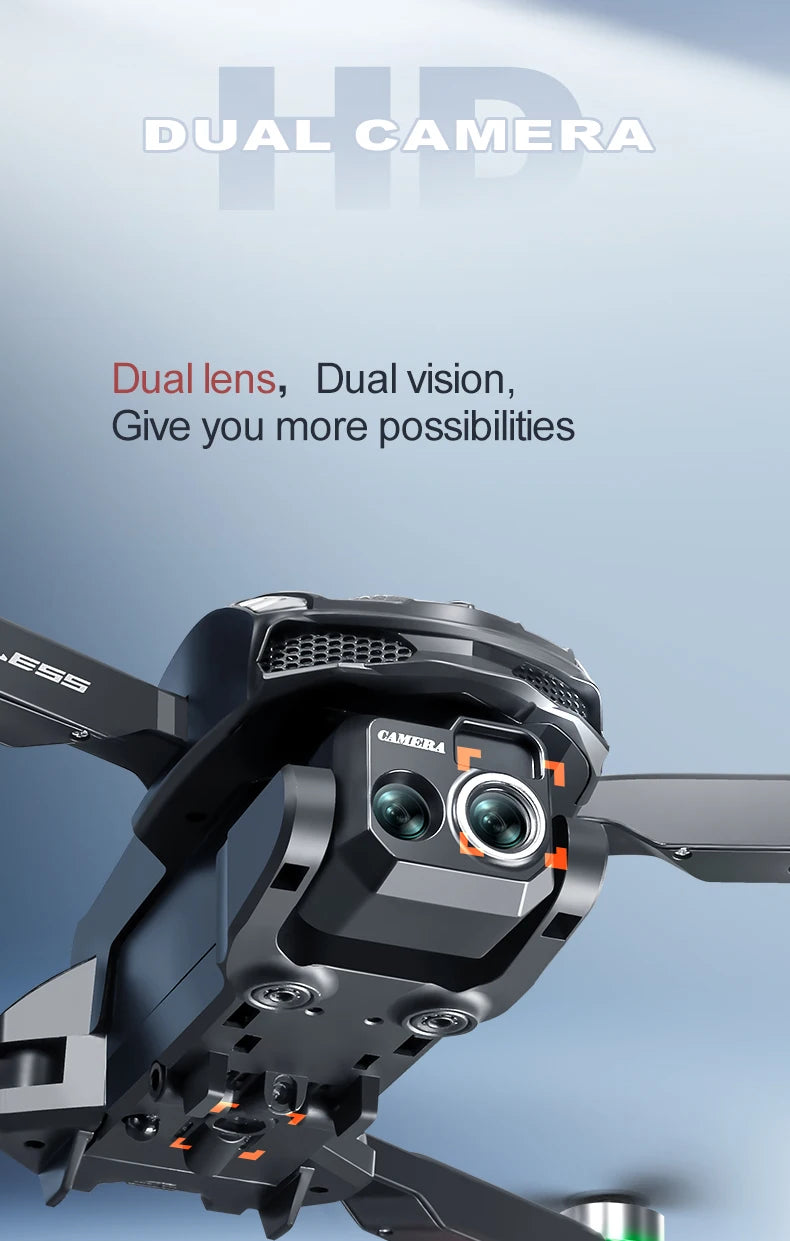 Drone S168 controllato da schermo, flusso luminoso brushless EEC 8K ad alta definizione, evitamento ostacoli su quattro lati, elicottero leggero FPV