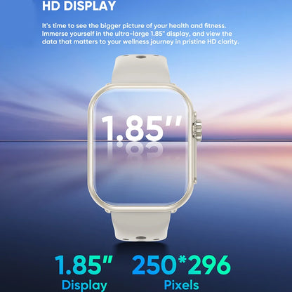 2025 Nuovo per Huawei Xiaomi Smart Watch Uomini Donne 1.85 pollici HD AMOLED Full Touch Screen IP68 Impermeabile Bluetooth Chiamata SmartWatch.