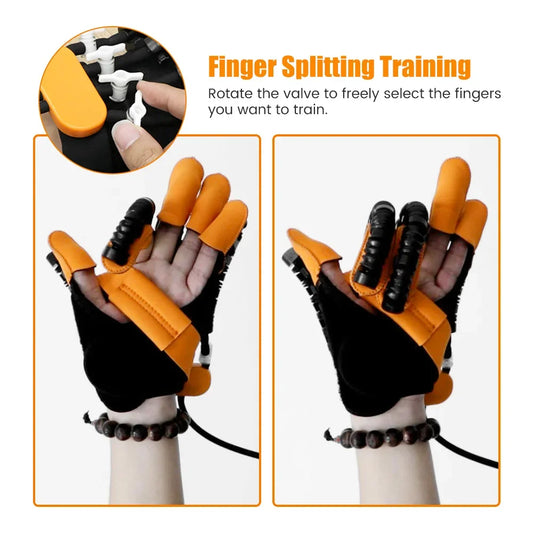 Robot Guanti di riabilitazione Training Mirror Gloves Finger Training Stroke Hemiplegia Rehabilitation Hand Function Recovery Glove