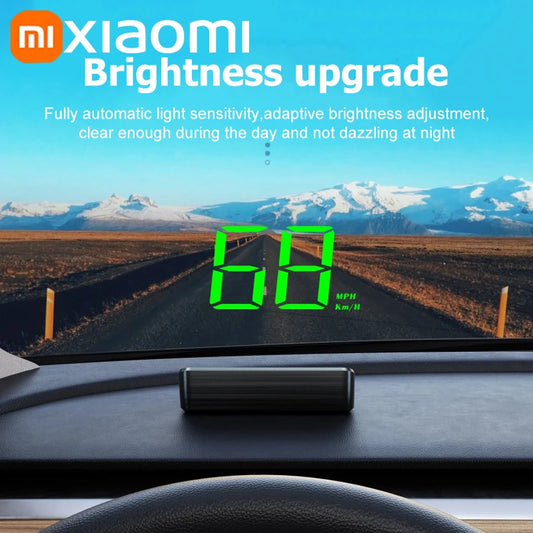 Xiaomi Car Speedometer M2 HUD Head-Up Display a LED Misuratore di velocità digitale Proiettore parabrezza Veicoli Auto Elettronica Accessori