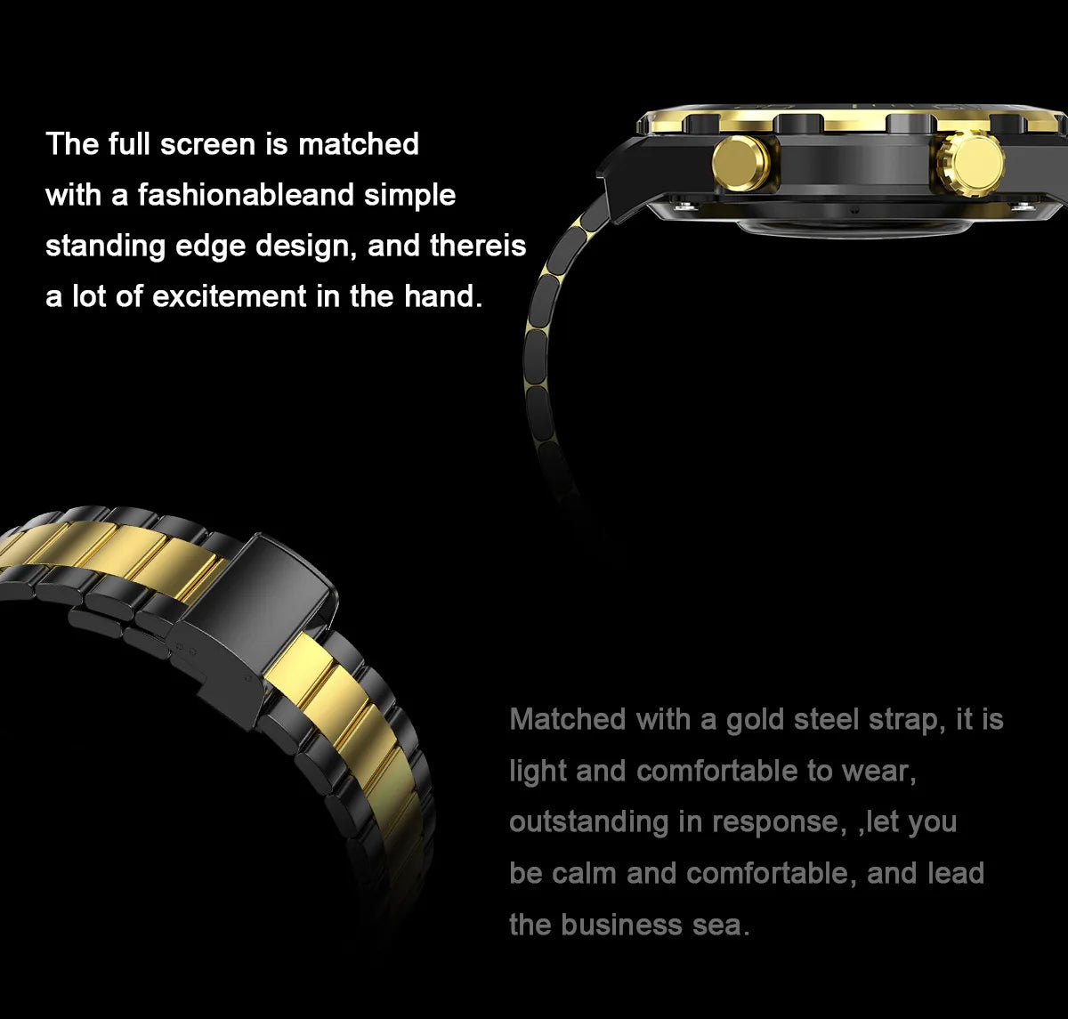 Nuovo smartwatch Z91PROMAX, chiamata Bluetooth, frequenza cardiaca, pressione sanguigna, monitoraggio del sonno per ricordare l'esercizio