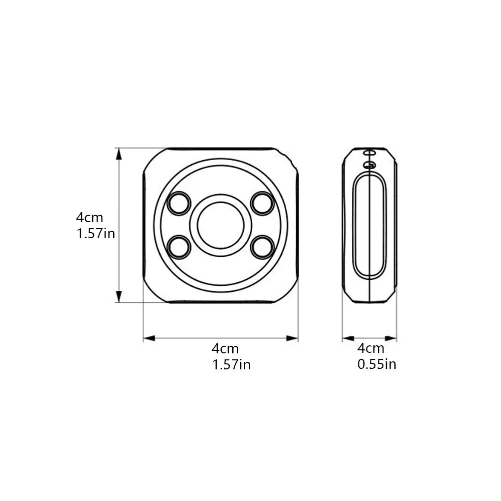 Mini rivelatore della macchina fotografica per la macchina fotografica nascosta portatile Pinhole Lens Detect Gadget Anti-Peeping protezione di sicurezza Candid Detector