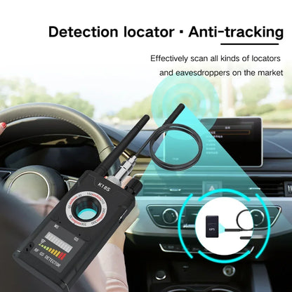 K18s Multi-function Anti Detector Camera GSM Audio Bug Finder GPS Signal lens RF Tracker Detect Wireless Camera