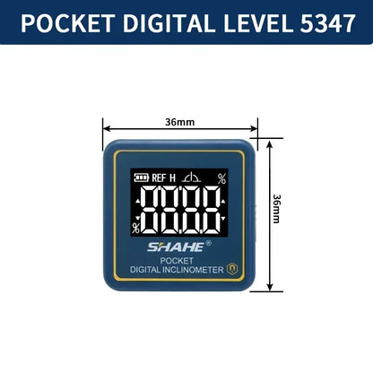 SHAHE Piccolo livello digitale ricaricabile Protrattore Inclinometro Digital Angle Finder Strumenti di misurazione dell'angolo