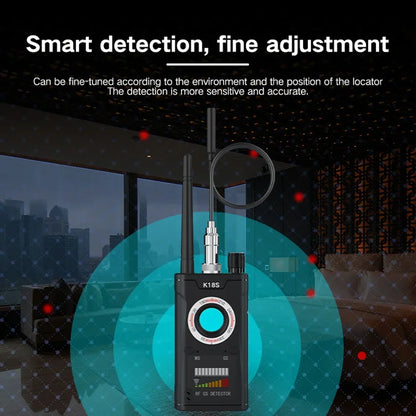 K18s Multi-function Anti Detector Camera GSM Audio Bug Finder GPS Signal lens RF Tracker Detect Wireless Camera
