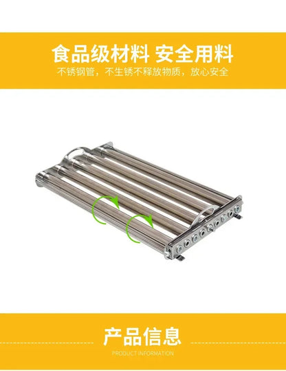 new Multifunction Roast Sausage Machine Small  Grilled Sausage Machine  Hot Dog Machine Hot Dog Cart Steamed Vermicelli Roll