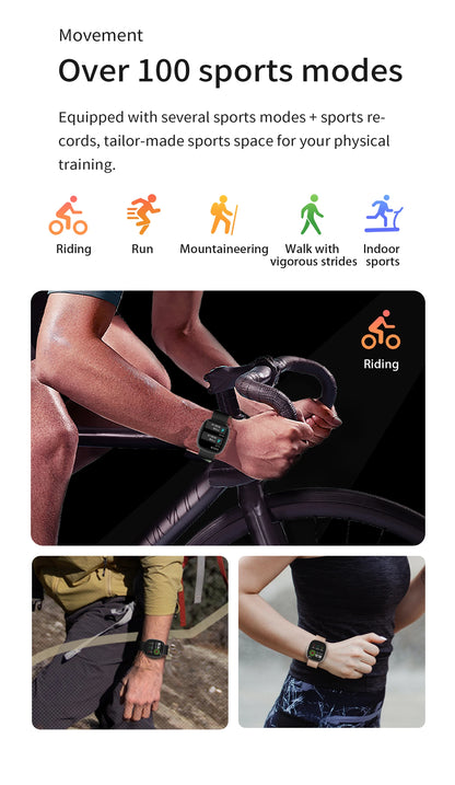Per Xiaomi Android Smart Watch Uomini Donne Regalo Full Touch Screen Sport Fitness Orologi Bluetooth Chiamata Digitale Smartwatch 2025 Nuovo