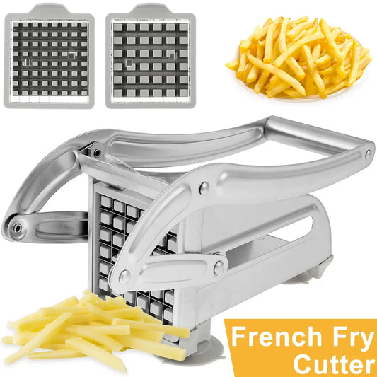 1 tagliapatate manuale in acciaio inossidabile, affettapatate, tagliapatate, tritacarne, tagliapatate, macchine utensili