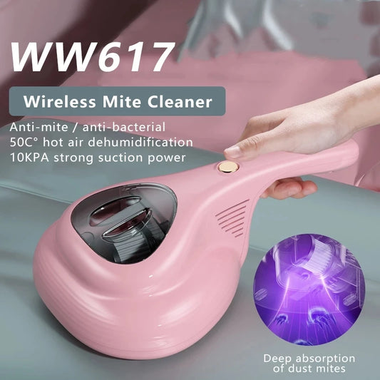Ultraviolet Mite Removal Instrument 10000PA Aspirapolvere senza fili Handheld Vacuum per la casa materasso divano staccabile filtro