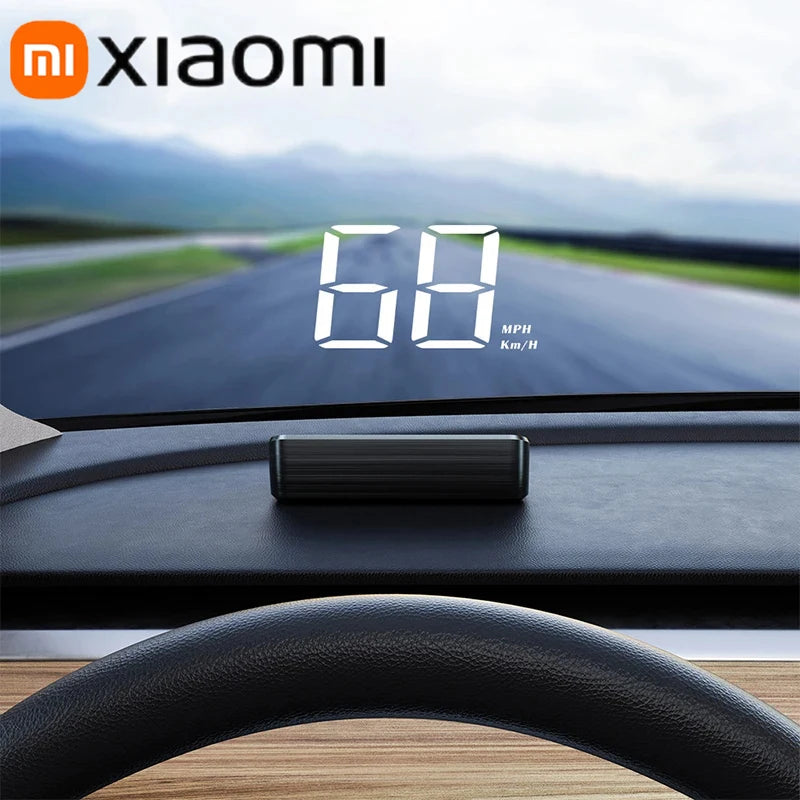 Xiaomi Car Speedometer M2 HUD Head-Up Display a LED Misuratore di velocità digitale Proiettore parabrezza Veicoli Auto Elettronica Accessori