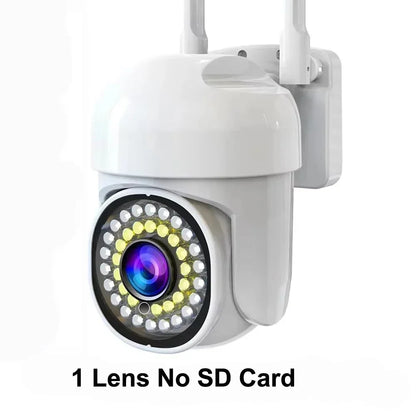 Yoosee 4K 8MP doppia lente doppio schermo a colori visione notturna rilevazione del movimento audio bidirezionale all'aperto impermeabile wifi telecamera di sicurezza
