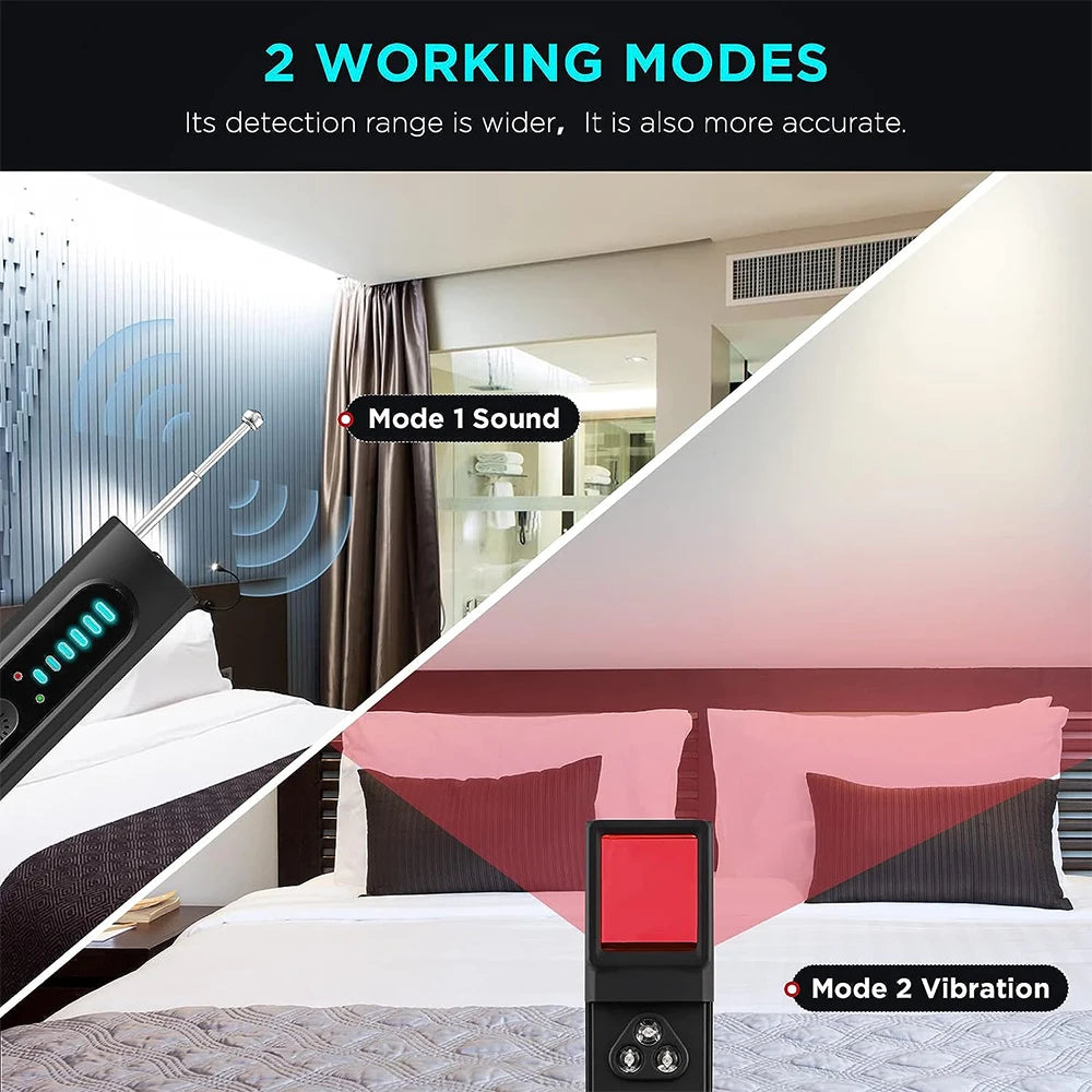 X13 Anti Spy Hidden Camera Rivelatore Anti-Spy GPS Tracker Dispositivo di ascolto Bug RF Wireless Signal Scanner per l'hotel Ufficio Viaggio