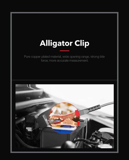 Tester per batterie 24V 6V 12V BM550 100-2000 Analizzatore di test CCA Strumento diagnostico Rilevatore Accessori per auto Moto Rimorchio per camion